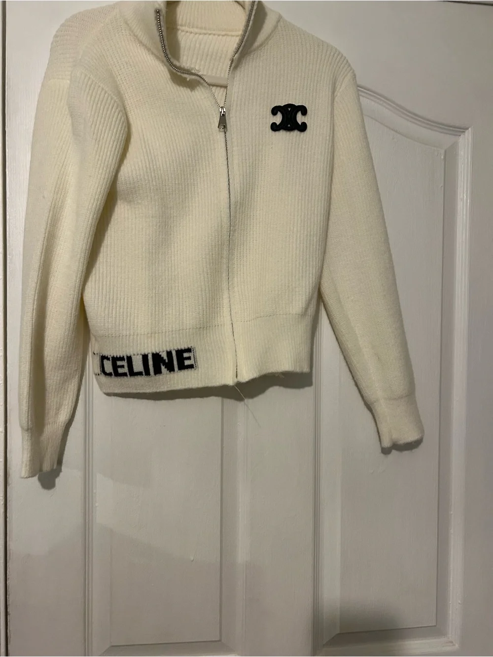 Celine zip up Sweater